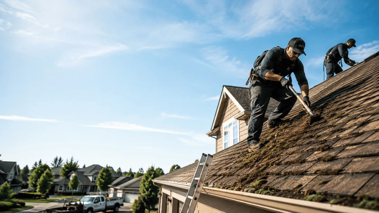 Roof Moss Removal in Lake Jackson, TX near me